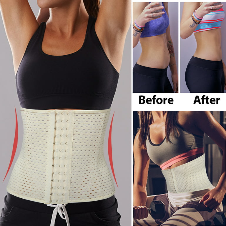 Waist Trainer Women Lower Belly Fat Breathable Waist Tummy Girdle Belt  Sport Body Shaper Trainer Control Corset 