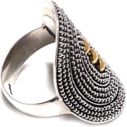 925 Sterling Silver Designer Finger Ring for Women Men, Contemporary Modern Gothic Tribal Boho Style Unique Fashion Handmade Party Gift Ring Jewelry By Balinese Artisans