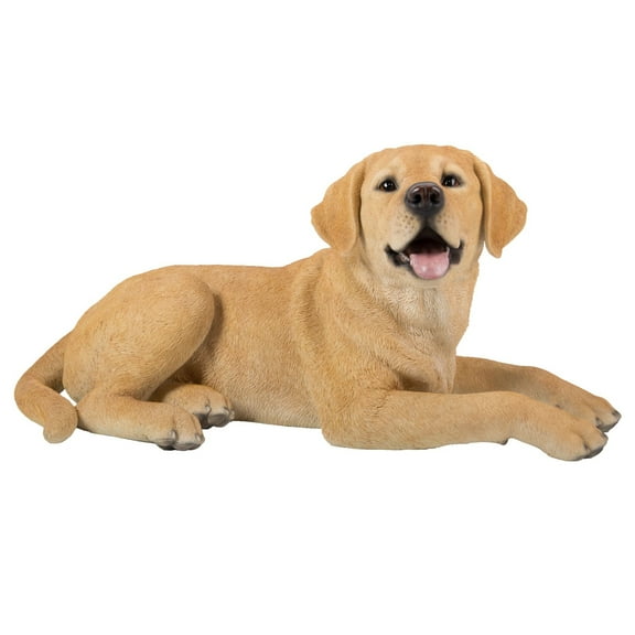 Hi-Line Gifts 31.5" Lying Down Labrador Retriever Outdoor Garden Statue