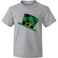 thumbnail image 3 of Inktastic St Patricks Day Irish Green Buffalo Plaid Youth T-Shirt, 3 of 5