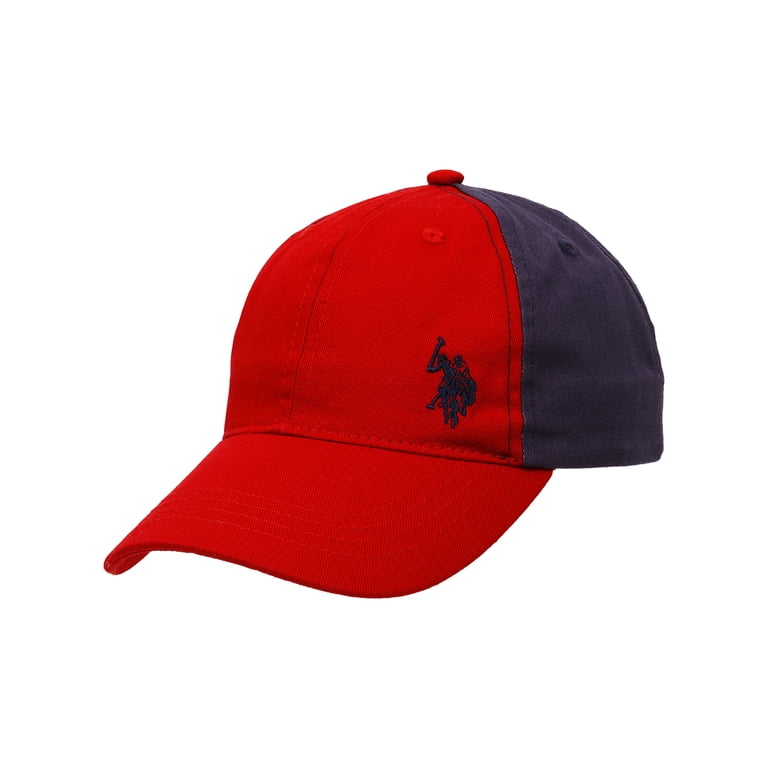 U.S. Polo Assn. Boys' Double Horseman Cotton Twill Hat photo 1