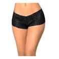 thumbnail image 2 of Bóxer Secret Treasures para Mujer, Negro Casual Encaje Talla M, 2 of 4