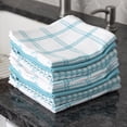thumbnail image 5 of T-fal Coordinating Flat Waffle Weave Dish Cloth Set - 100% Pure Cotton - 8-Pack - 12 in. x 13 in. - Breeze, 5 of 6
