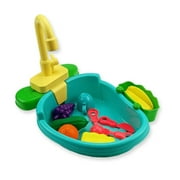 MAIF Children's Simulation Dishwasher Washing Bowl With Circulating Water Play House Kids Water Fun Toy Gift