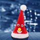 thumbnail image 4 of Sombrero navideño de Papá Noel de 6 pulgadas con luces colgantes y árbol de Navidad, 4 of 6