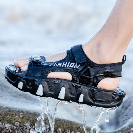 

Summer Sandals New Arrival Men‘s and Women‘s Couple‘s Thick Sole Shoes Anti-slip Casual Sports Sandals Velcro Beach Shoes