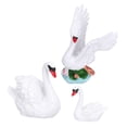 thumbnail image 4 of Adornos de cisne de resina artesanías de cisne de simulación educativa decorativas para el hogar para jardín en miniatura ANGGREK Otros, 4 of 8