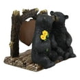thumbnail image 2 of Ebros Romantic Kissing Black Bears Seated By Tree Logs Kitchen Napkin Holder 5"H, 2 of 8