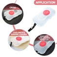 thumbnail image 3 of LIFKOME Refillable Wipes Pouch Wipes Dispenser Transparent ABS for Outdoor Activities 1Pcs, 3 of 8