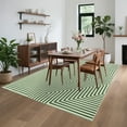 thumbnail image 3 of FairOnly 5'x7'Green Modern Geometric Area Rug Machine Washable Low Pile Non Slip Stain Resistant Indoor Rug for Living Room Dining Room Bedroom, 3 of 8