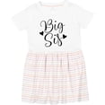 thumbnail image 3 of Inktastic Big Sis Girls Cute Sister Announcement Girls Toddler Dress, 3 of 5