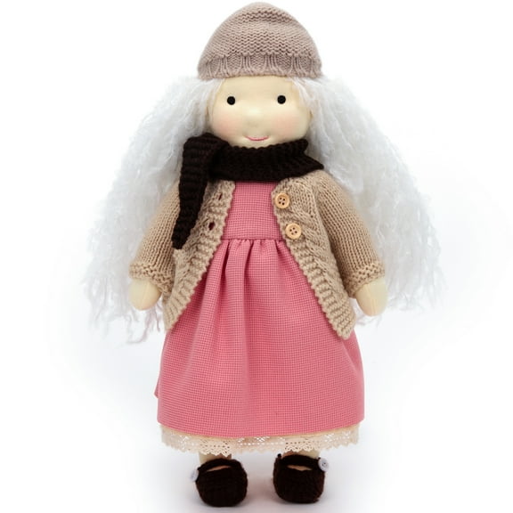 BlissfulPixie Handmade Anniversary Gift for Girl Waldorf Collect Rag Doll Birthday Gift with Exquisite Box