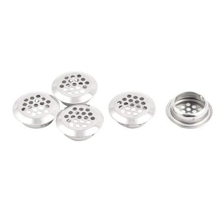 Small Mesh Sink Strainer Unique Bargains Kitchen Bathroom Stainless Steel Round Mesh Hole Sink Strainer Silver Tone 5pcs ()