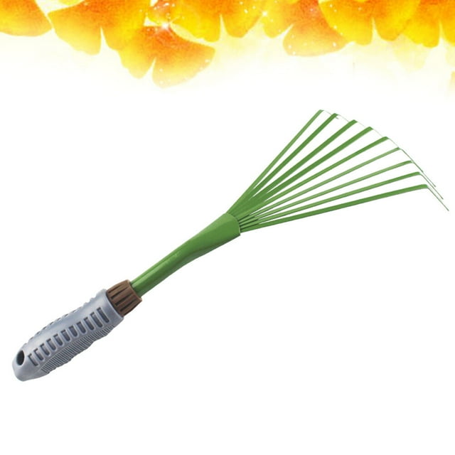 unbranded 2Ud Herramienta De Rastrillo Metálico Multiusos Para Jardín Limpieza De Hojas Y Excrementos