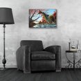 thumbnail image 4 of Epic Art 'Splash of Color - Brook Trout' by Mark Mueller Wildlife Art, Acrylic Glass Wall Art, 24"x16", 4 of 8