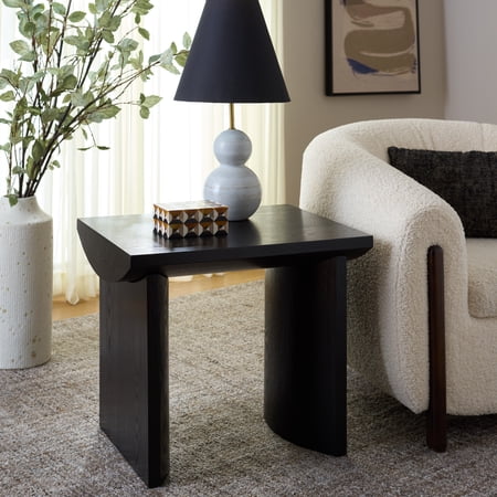 Safavieh Bara Modern Wood End Table Black