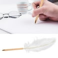 thumbnail image 2 of COOLHOOD Elegant Feathered Ballpoint Pen Exquisite Signing Pen Refillable Ballpoint Pen for Wedding Office Business Gifting, 2 of 3