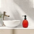 thumbnail image 2 of Unique Bargains 1 Pc Pineapple Shape Soap Dispenser 11.84oz Red Black, 2 of 6