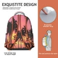 thumbnail image 5 of Reliable Hawaii Tropical Wind Palm Leaves Backpack: Large Capacity Daypack for Students with Padded Laptop Compartment, Perfect for High School & College Commute, A Great Gift for Women & Men, 5 of 6