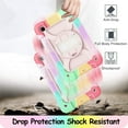 thumbnail image 4 of LTROP Kids Case for Samsung Galaxy Tab A7 Lite 8.7” 2021 SM-T220/T225/T227,Galaxy Tab A7 Lite Case,Shockproof Cover Case with Swivel Stand/Hand Strap for Samsung Galaxy Tab A7 Lite 8.7 Inch, Rose Gold, 4 of 9