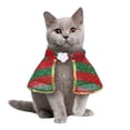 thumbnail image 2 of Fiudx Capa Navideña para Mascotas, Diseño Festivo Divertido, Algodón Suave, Ropa para Perros y Gatos, Moda Invernal, Ideal para Viajes y Fiestas, Talla S, Circunferencia Del Cuello: 20-26 Cm., 2 of 5