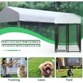VITESSE 8x4x6 FT Heavy Duty Large Dog Kennel Playpen Outdoor with