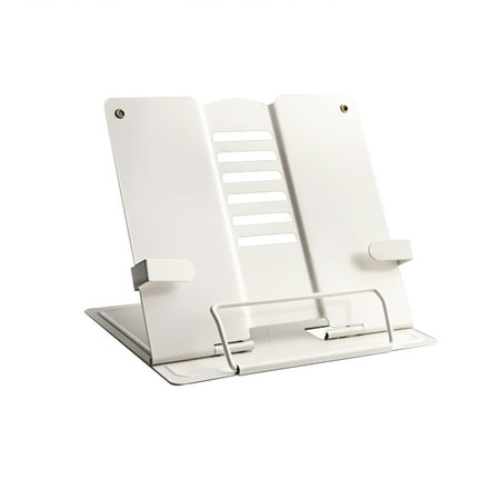 ViiTech Metal Book Reading Shelf Book Holder with 6 Adjustable Heights ...