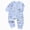 H121-Sky Blue, variant on TOWED22 Baby Boys Girls Bodysuit Jumpsuits with Button Long Sleeve Cotton Rompers Overall,Sky Blue,6-9 M