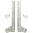thumbnail image 1 of 1 Pair 12" White ABS Shelf and Rod Supports, 1 of 2