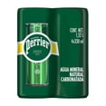 thumbnail image 1 of Agua mineral Perrier natural carbonatada 4 latas 330 ml c/u, 1 of 4