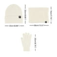 thumbnail image 2 of Bonnet d'Hiver Foulard Chapeau Gants Écran Tactile Ensemble pour Hommes et Femmes, Bonnets Gants, 2 of 5