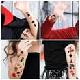 thumbnail image 2 of Halloween Temporary Tattoos Kids 10 Sheets for Children Halloween Party, 2 of 4