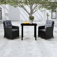 thumbnail image 1 of vidaXL 3 Piece Garden Dining Set Black, 1 of 5