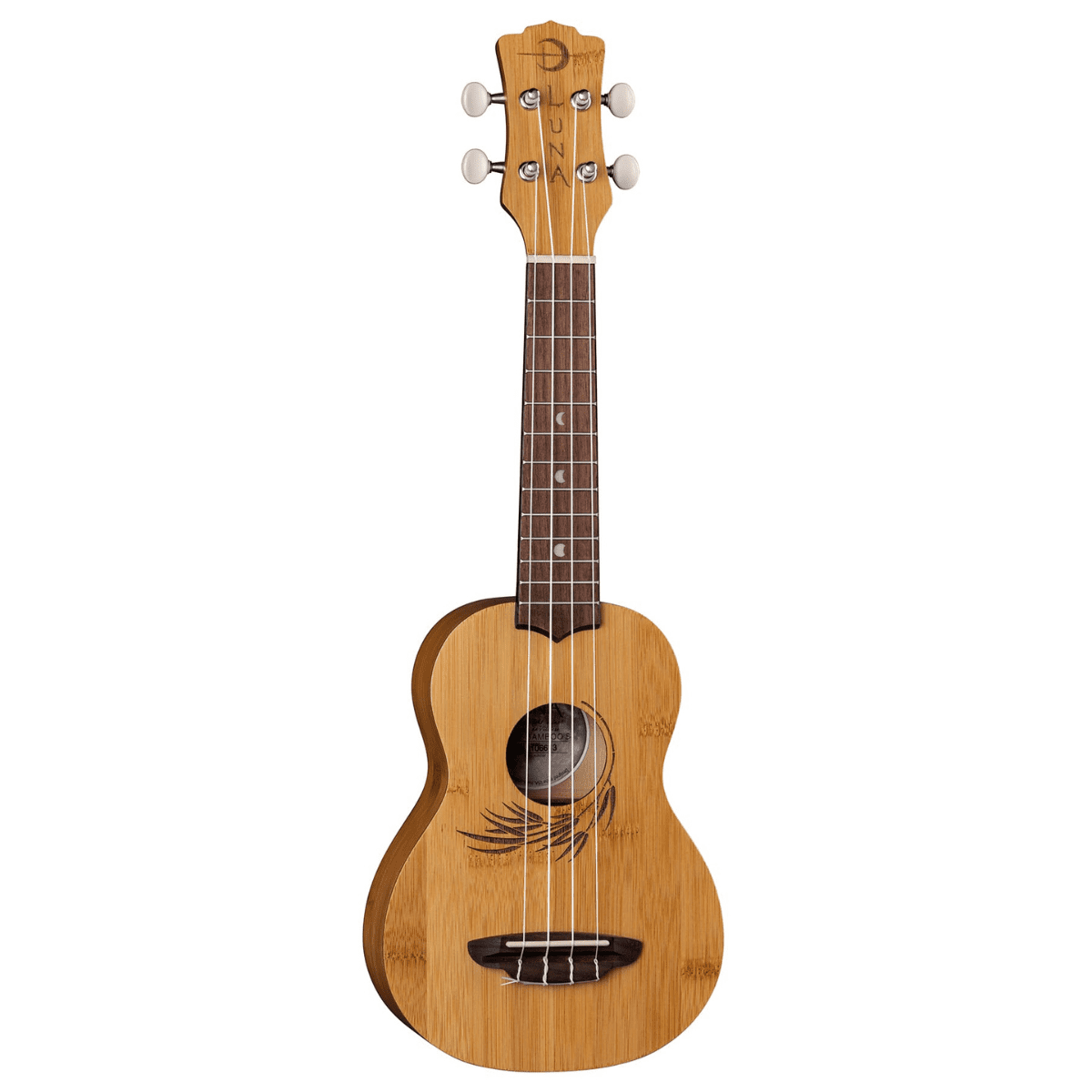 Luna Guitars Uke Bamboo Soprano Ukulele