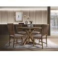 thumbnail image 4 of Farmhouse 48" Dia Round Dining Table with Pedestal Base, Kitchen Dining Room Table for 4, Standard Height, 150lbs Weight Capacity, 4 of 5