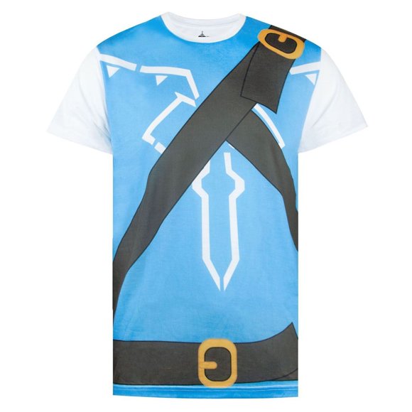 The Legend of Zelda Mens Breath Of The Wild Costume Cosplay T-Shirt