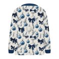 thumbnail image 4 of Mgmyaa Womens Christmas Printed Knitted Cardigan Button Up Long Sleeve Sweater Jacket Fall Winter Casual Holiday Wear, 4 of 5