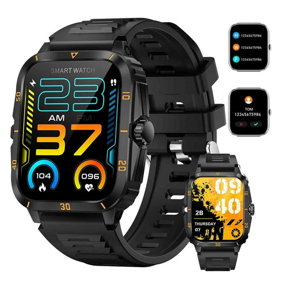 xgfhyjeh Smart Watch for Android Phones, Bluetooth Waterproof Touchs Screen Sports Smart Watches for Women Men