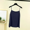 thumbnail image 5 of cfhntfmh Sleep Tops for Women Bulit in Bras Sleeveless Lounge Camisole Sleepwear Comfy Spaghetti Strap Tank Shirts, 5 of 6