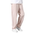 thumbnail image 2 of Kids' Solid Color Mosquito Repellent Pants, Elastic Waist with Pockets, Lightweight & Comfortable Style, Ideal for Outdoor Play & Daily Activities, 5-16 Years Pink 11-12 Years, 2 of 8