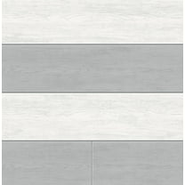 NextWall Argos Grey Two Toned Shiplap Peel and Stick Wallpaper