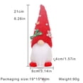 thumbnail image 2 of Gnome Plush Christmas Gnome Decorations Ornaments- Xmas Gnome Plush Scandinavian Santa Beard Ornaments for Christmas Tree Home Decor, 2 of 8