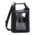 thumbnail image 1 of Funda impermeable para teléfono, bolsa seca de 5 l, bolsa flotante para kayak, bolsa para deportes al aire libre, rollo hermético Negro, 1 of 9