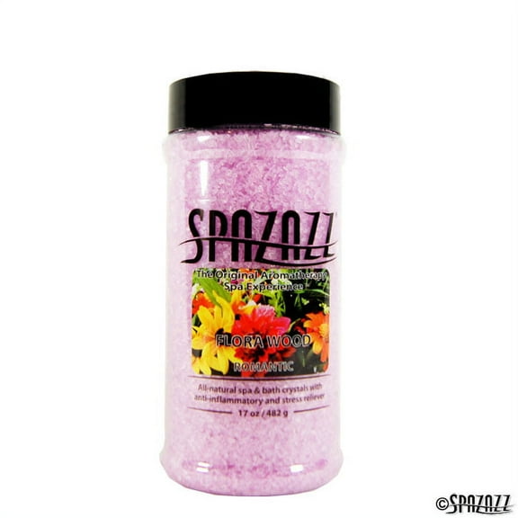Spazazz Aromatherapy Spa and Bath Crystals - Flora Wood 17oz