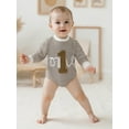 thumbnail image 6 of Miaouyo Newborn Baby Boy Striped Birthday Romper 6 12 18 Months Fashionable Number Embroidery Round Neck Long Sleeve Jumpsuits, 6 of 9