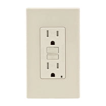 Leviton Smartlockpro Gfci Outlet 15A 125V Light Almond Nema 5-15R