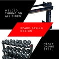 thumbnail image 3 of Body-Solid GDR363B 3 Tier Horizontal Dumbbell Rack, 3 of 10