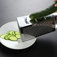 thumbnail image 7 of ZZkhGO 4-Sided Stainless Steel Grater, Multi-Purpose Vegetable Cheese Shredder, Compact Kitchen Cutter with Comfort Grip, 7 of 7
