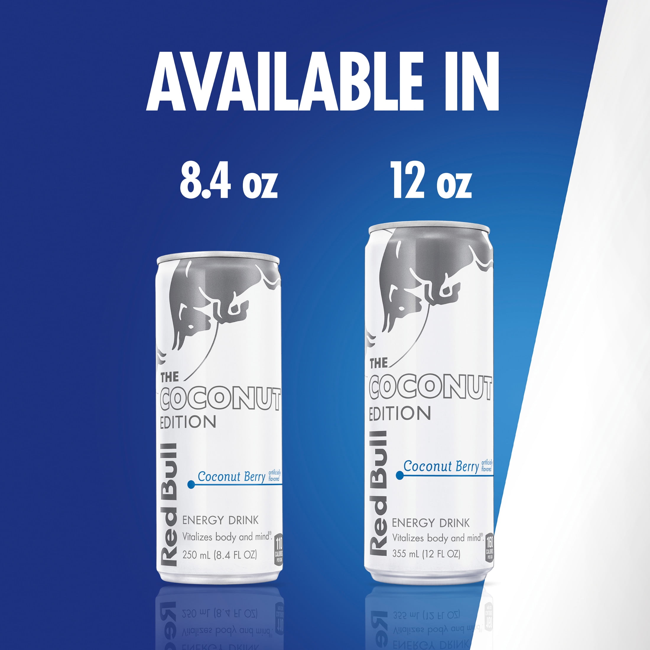 Red Bull Coconut Edition Energy Drink, Coconut Berry, 80mg Caffeine, 8.4 fl oz, Pack of 12 Cans