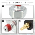 thumbnail image 4 of Unique Bargains Engine Oil Pressure Sensor for Honda Civic 1986-2003 Metal 37240-PD2-003 Black  Silver Tone Brass Tone, 4 of 7